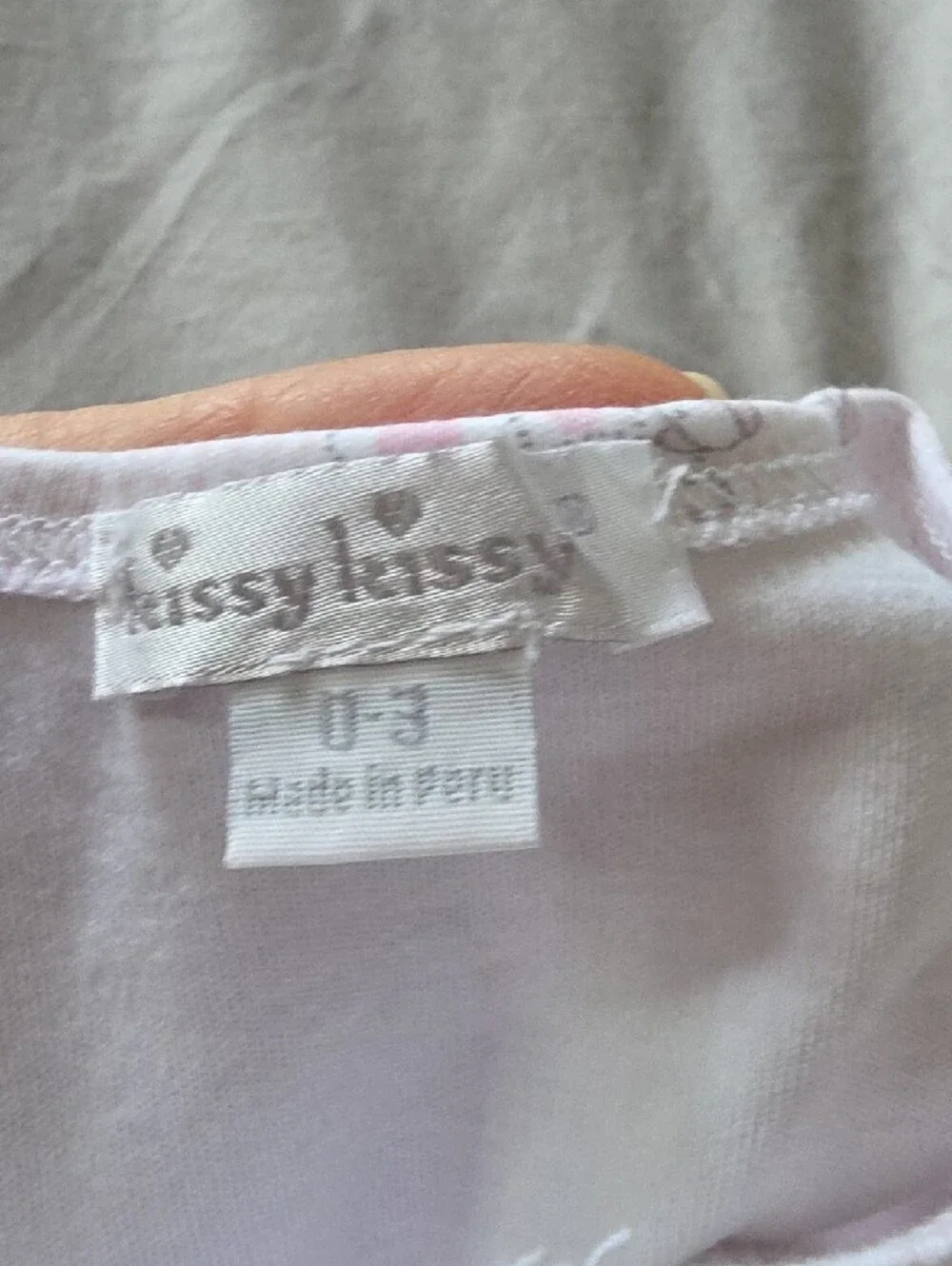 Kissy kissy Sleeveless Baby Pink Printed summer Cotton sleeping sack
